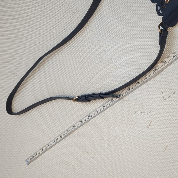 Stella & dot - Navy Blue small handbag with liner - Picture 7 of 7